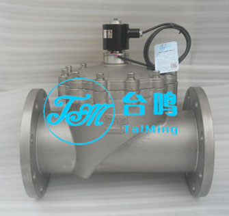 不銹鋼法蘭防爆電磁閥圖片